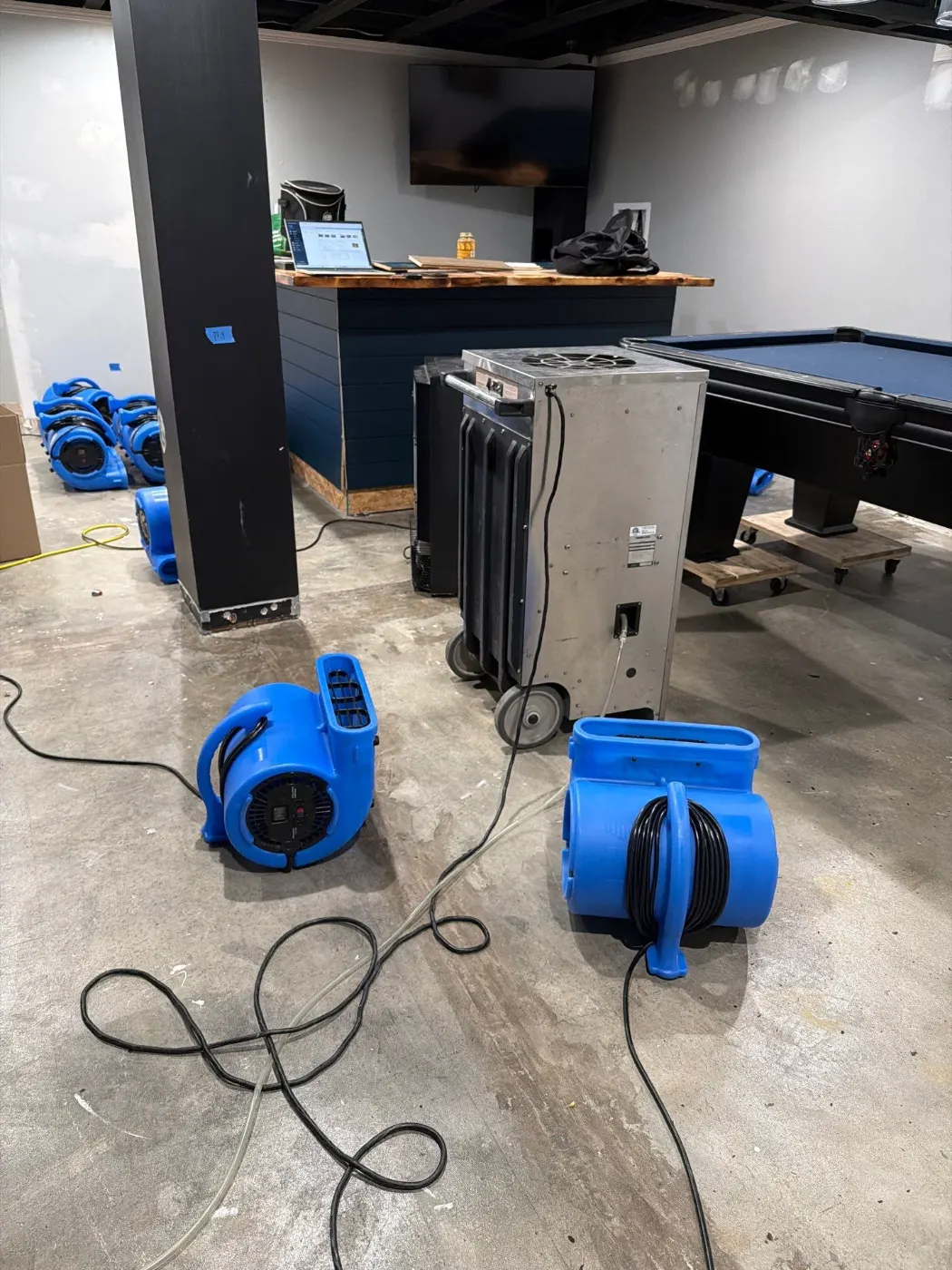 Documented commercial restoration in Heritage Lake, IN